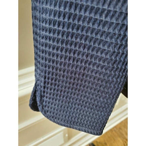 Talbots Women's Blue 100% Cotton Long Sleeve Front Buttons Fitted Blazer Size 4 - Picture 4 of 12